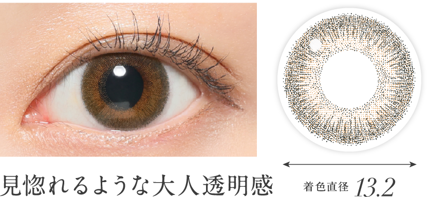 見惚れるような大人透明感