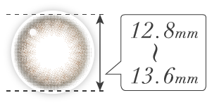 12.8mm～13.6mm